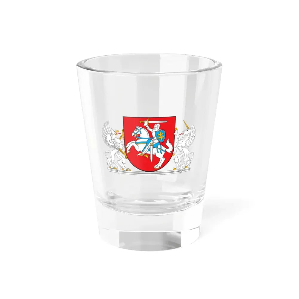 Coat of arms of the President of Lithuania - Shot Glass 1.5oz 1.5oz - Go Mug Yourself
