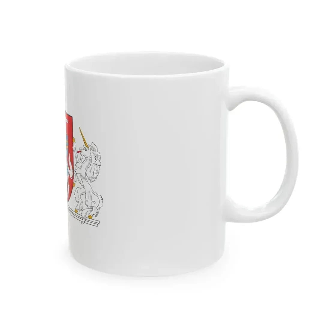 Coat of arms of the President of Lithuania - White Coffee Mug - Go Mug Yourself