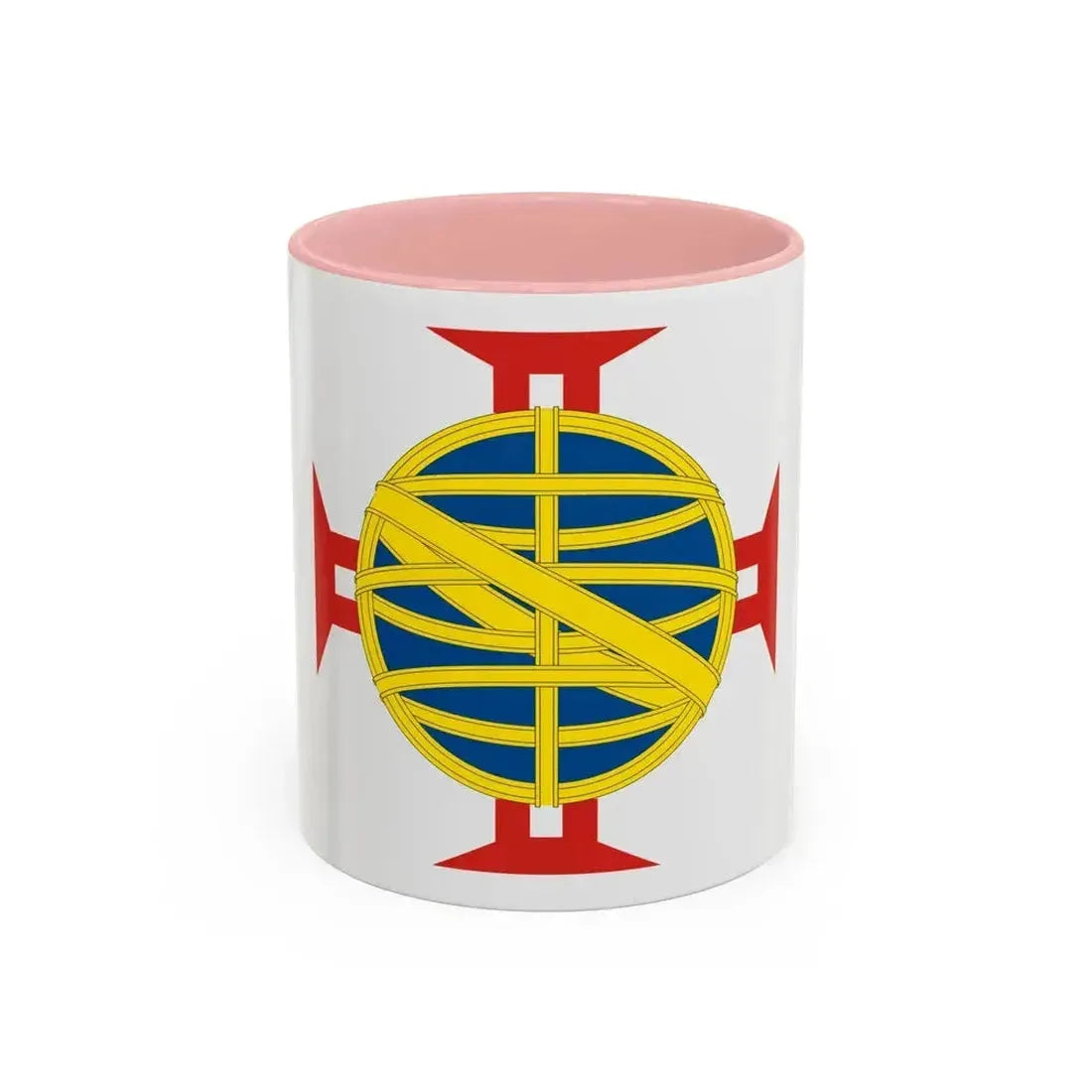 Coat of arms of the Provincia Cisplatina - Accent Coffee Mug 11oz Pink - Go Mug Yourself