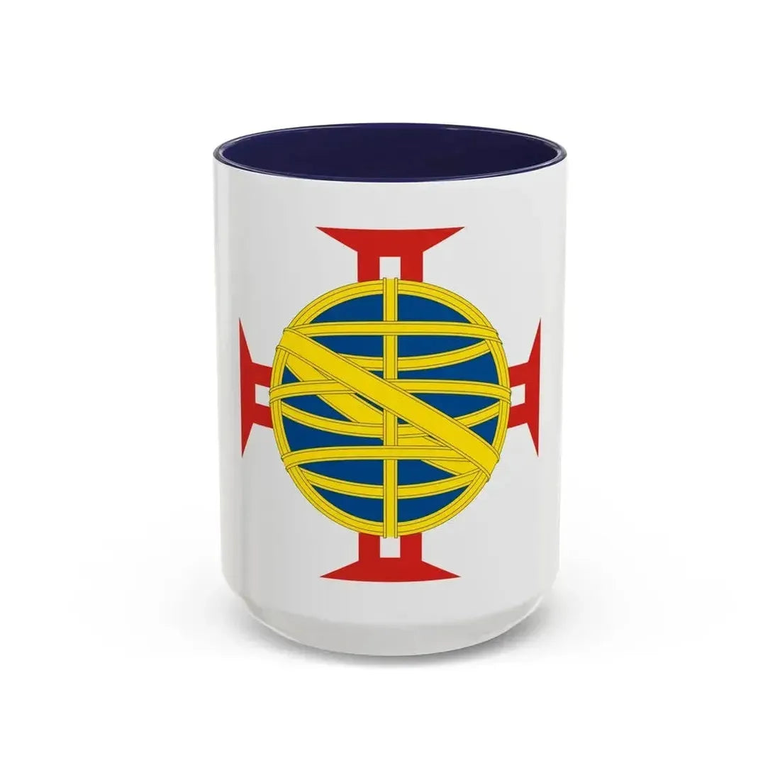 Coat of arms of the Provincia Cisplatina - Accent Coffee Mug 15oz Navy - Go Mug Yourself