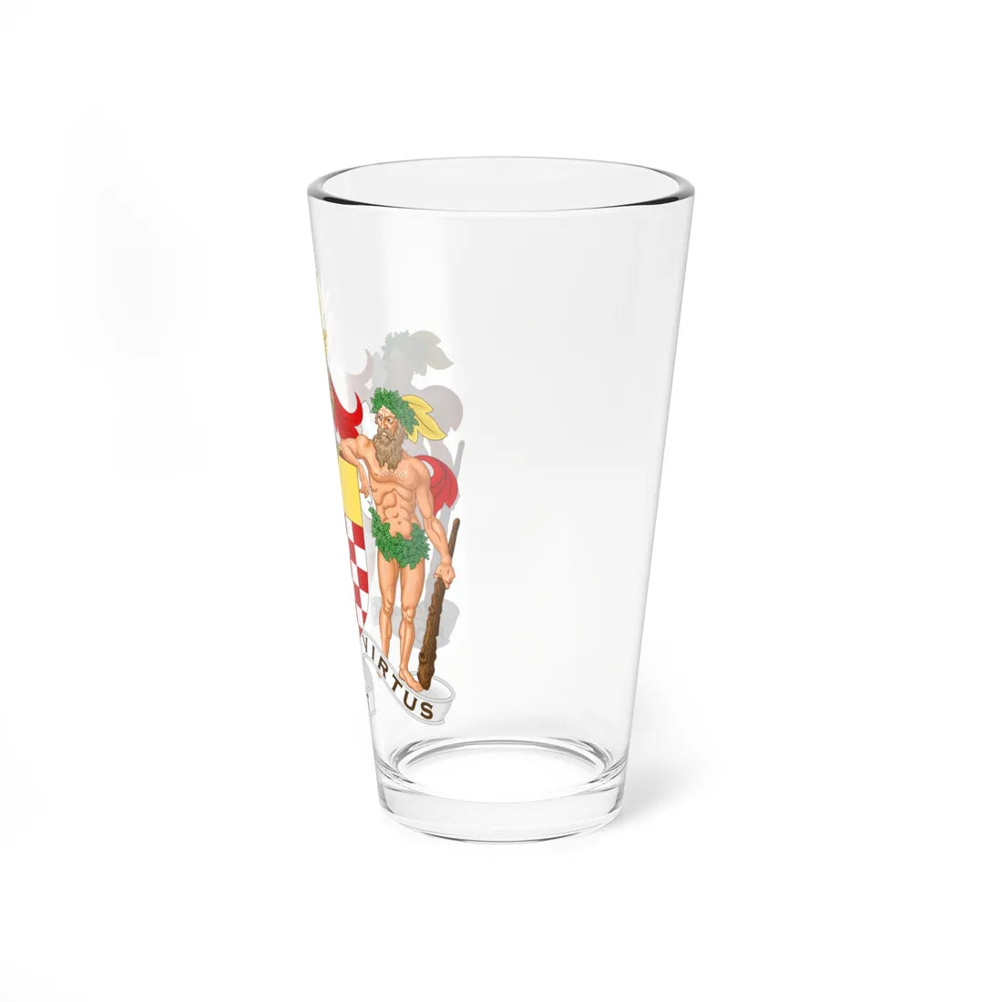 Coat of Arms of the Redivo family (Italy) (Coat of Arms) Pint Glass 16oz - Go Mug Yourself