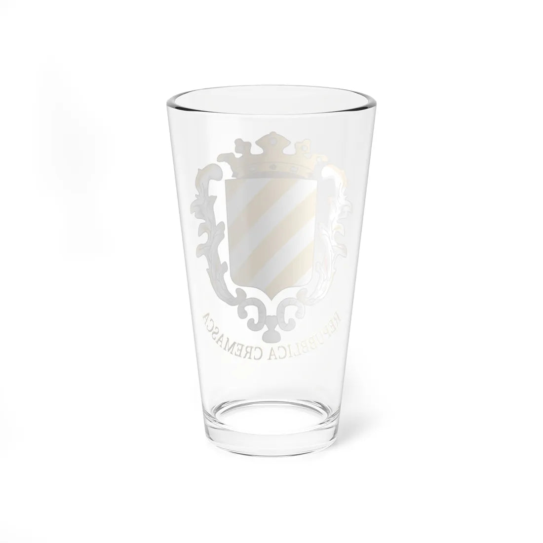 Coat of arms of the Republic of Crema (Italy) (Coat of Arms) Pint Glass 16oz - Go Mug Yourself