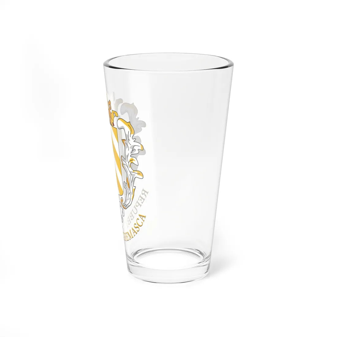 Coat of arms of the Republic of Crema (Italy) (Coat of Arms) Pint Glass 16oz - Go Mug Yourself