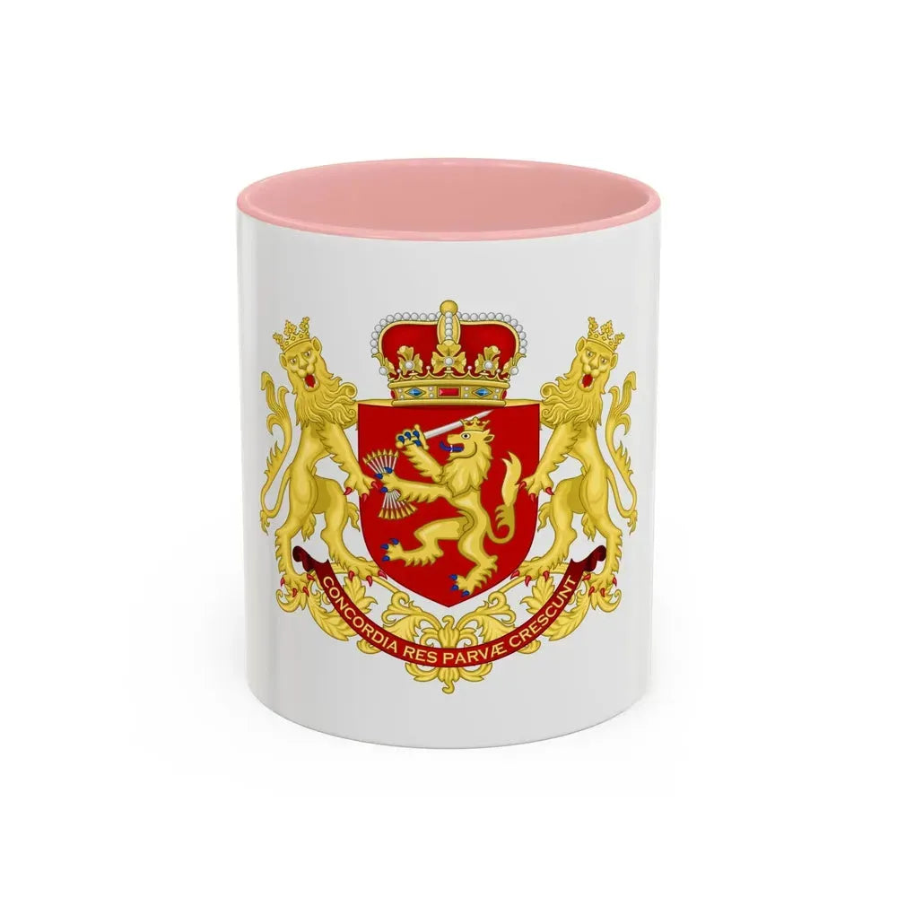 Coat of arms of the republic of the united Netherlands (after 1665) - Accent Coffee Mug 11oz Pink - Go Mug Yourself