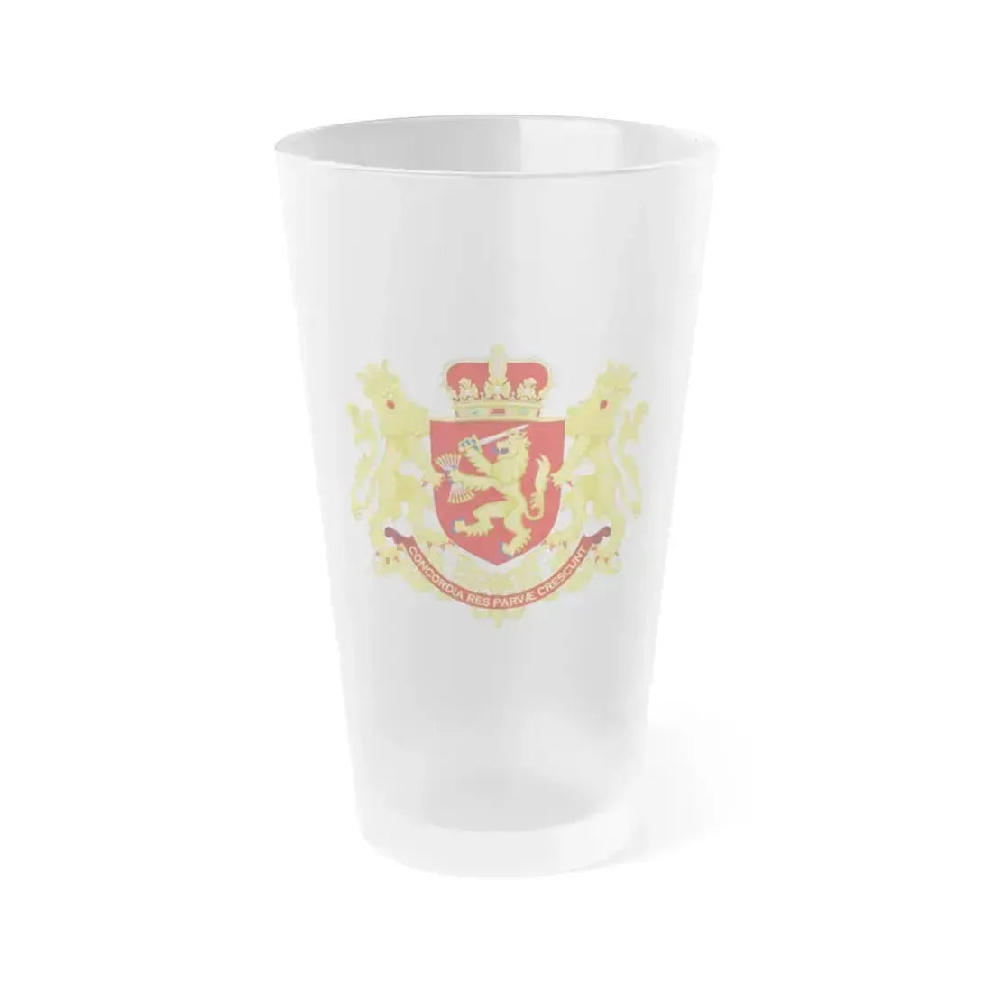 Coat of arms of the republic of the united Netherlands (after 1665) - Frosted Pint Glass 16oz 16oz Frosted - Go Mug Yourself