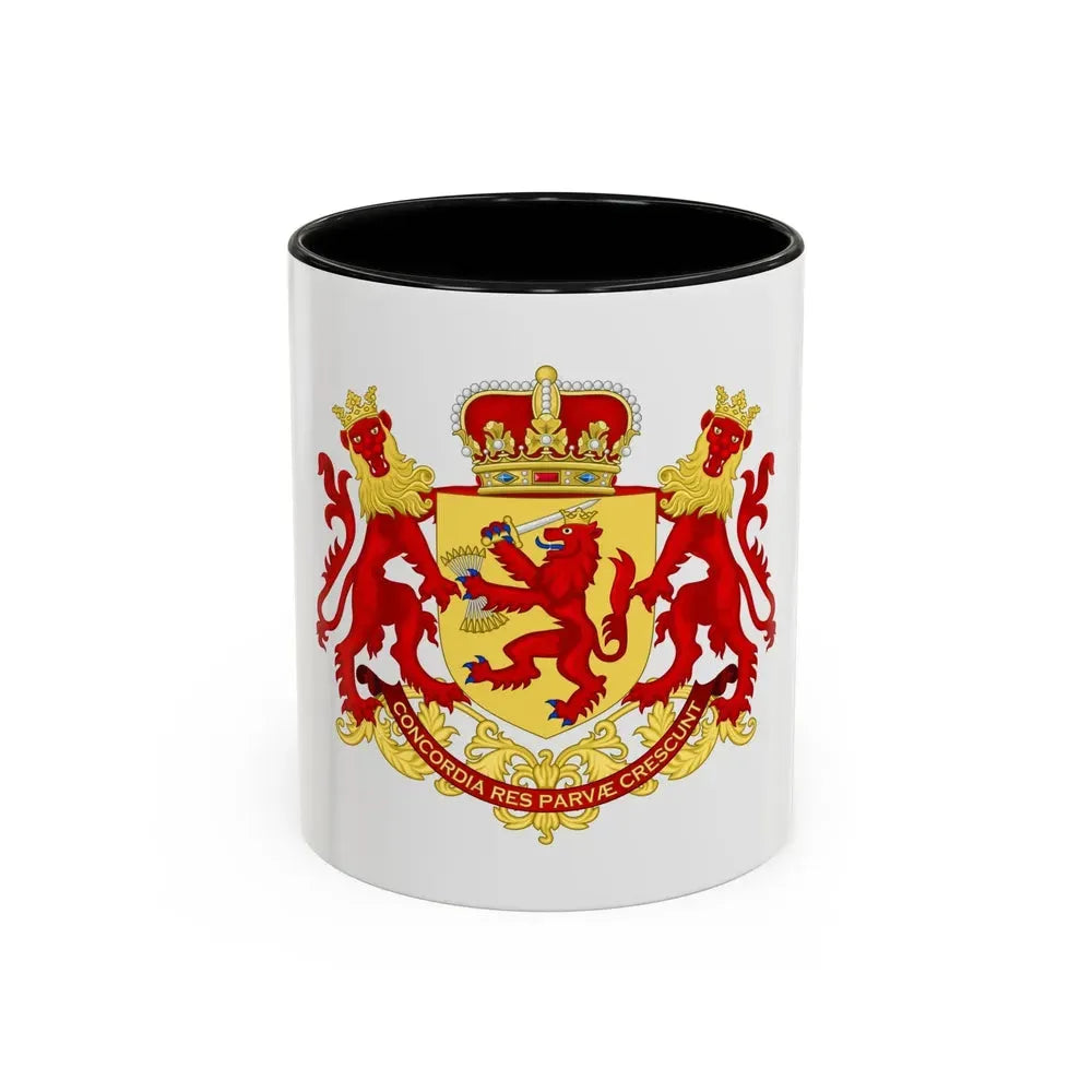 Coat of arms of the republic of the united Netherlands (before 1665) - Accent Coffee Mug 11oz Black - Go Mug Yourself