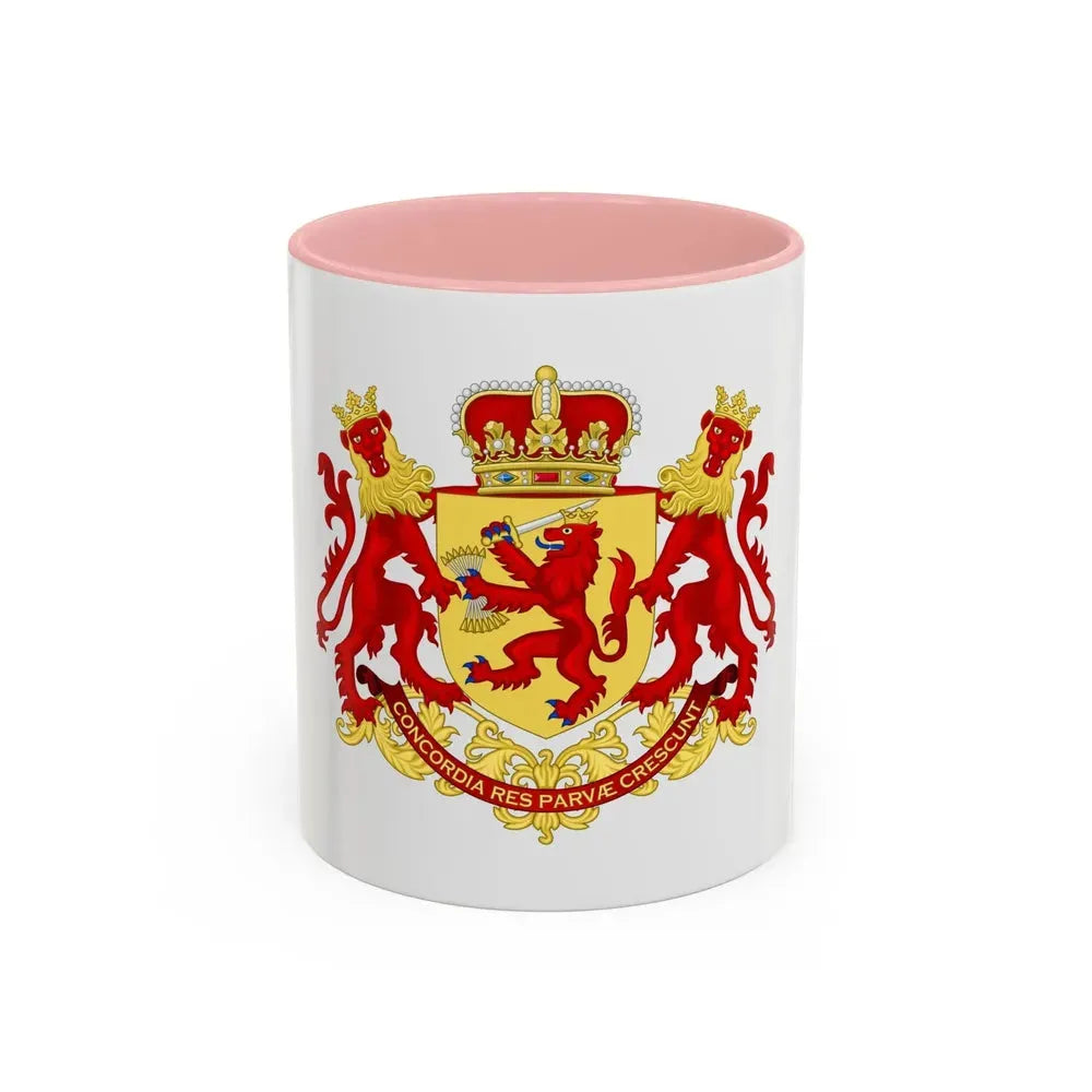 Coat of arms of the republic of the united Netherlands (before 1665) - Accent Coffee Mug 11oz Pink - Go Mug Yourself