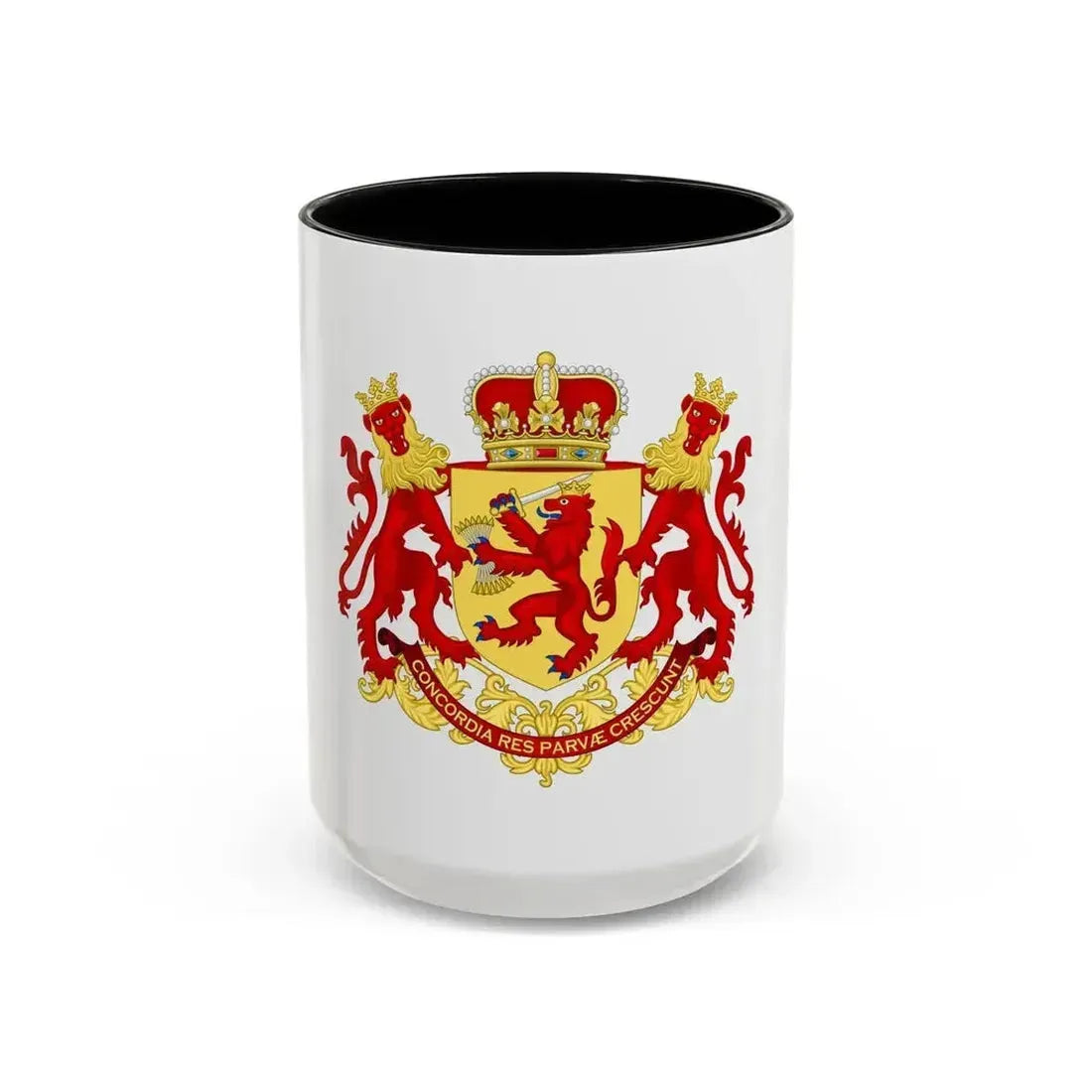 Coat of arms of the republic of the united Netherlands (before 1665) - Accent Coffee Mug 15oz Black - Go Mug Yourself