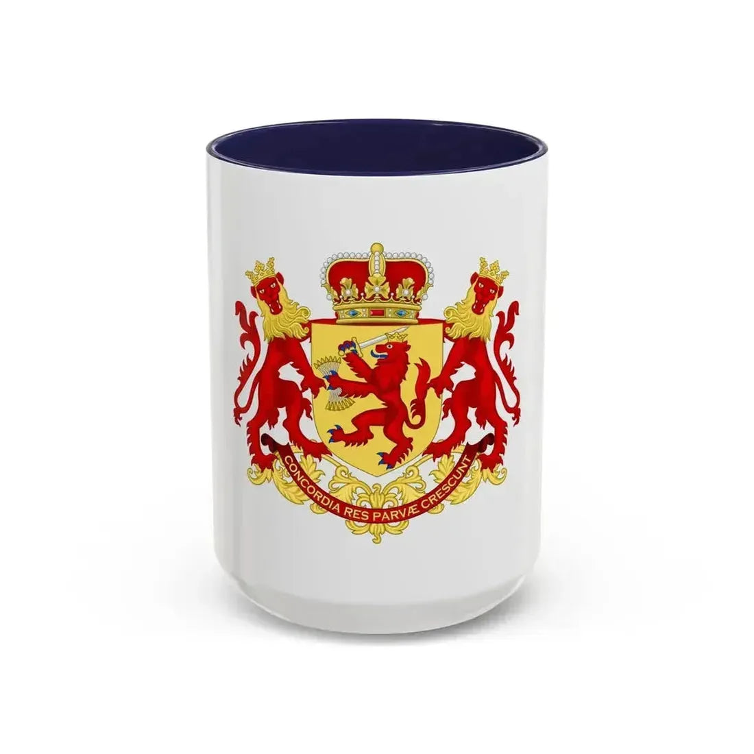 Coat of arms of the republic of the united Netherlands (before 1665) - Accent Coffee Mug 15oz Navy - Go Mug Yourself