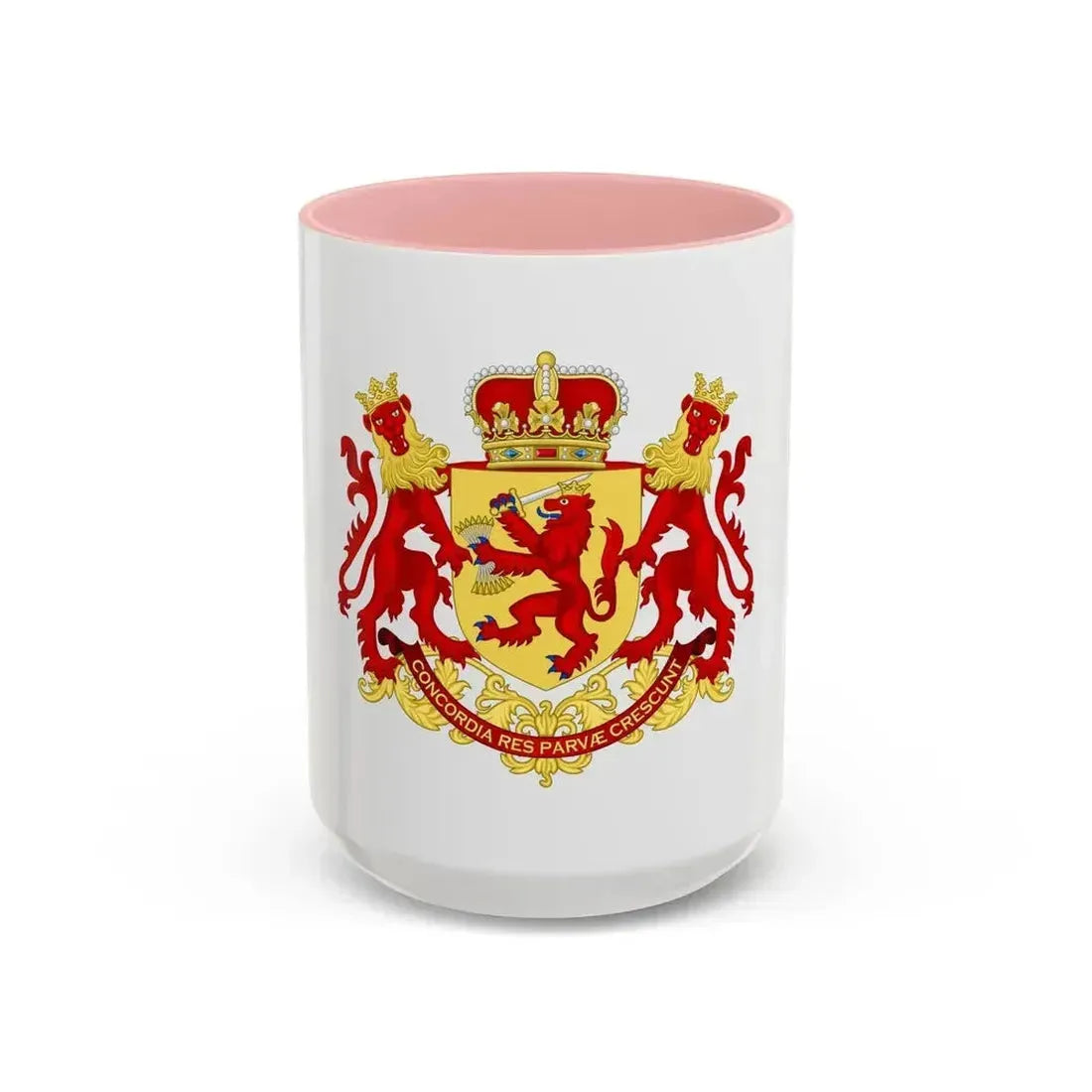 Coat of arms of the republic of the united Netherlands (before 1665) - Accent Coffee Mug 15oz Pink - Go Mug Yourself