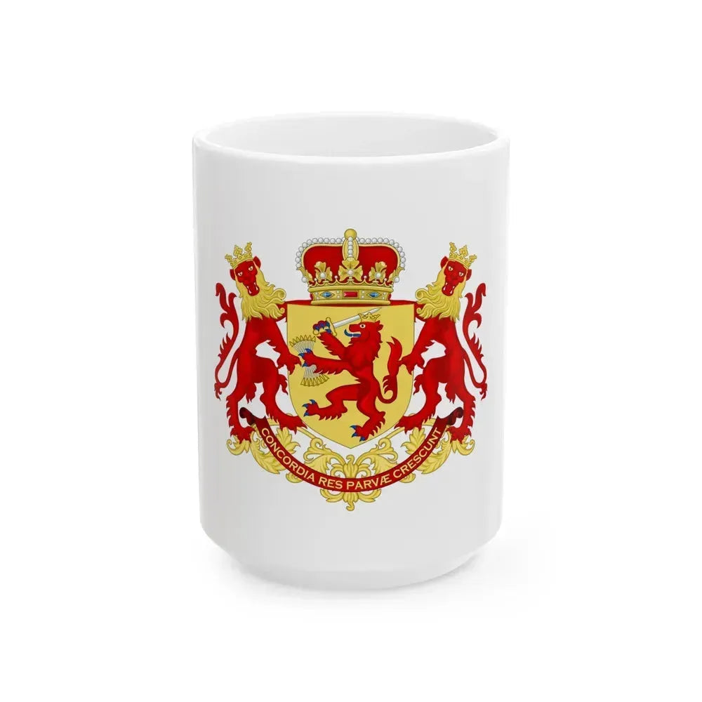 Coat of arms of the republic of the united Netherlands (before 1665) - White Coffee Mug 15oz - Go Mug Yourself