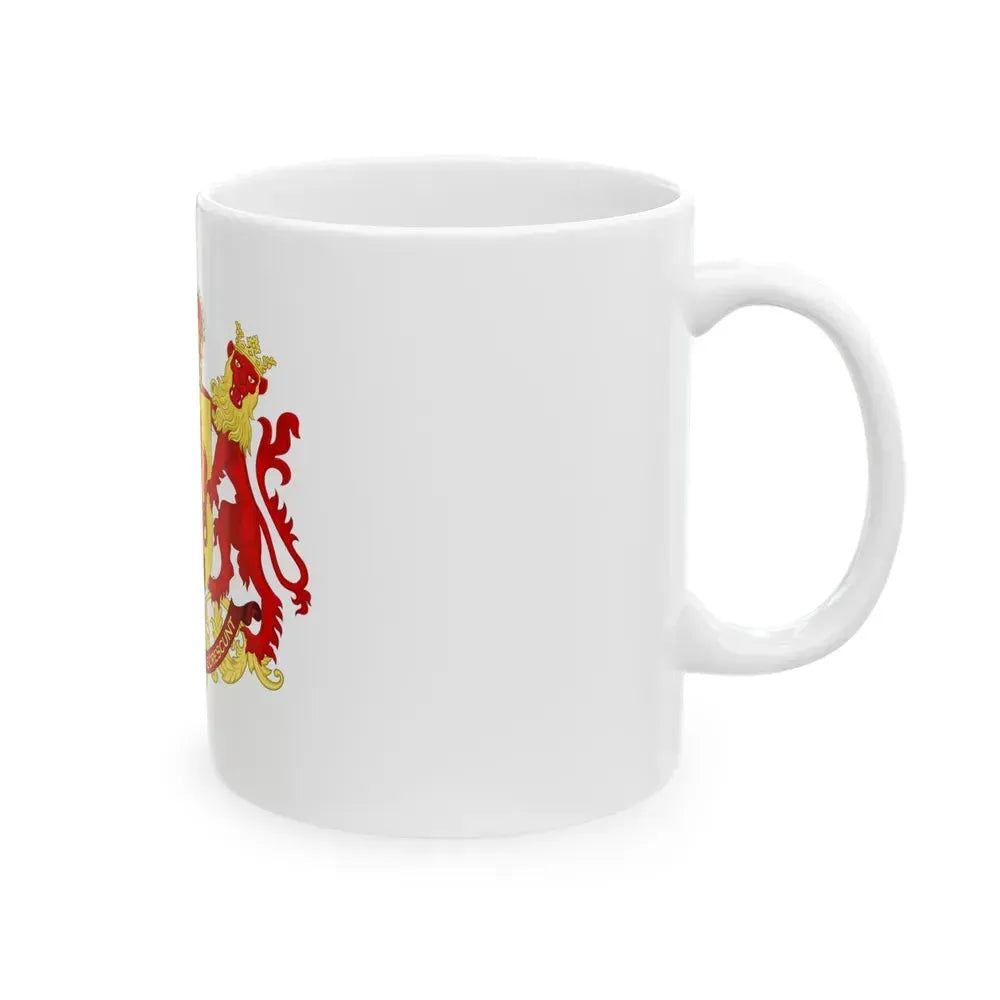 Coat of arms of the republic of the united Netherlands (before 1665) - White Coffee Mug - Go Mug Yourself