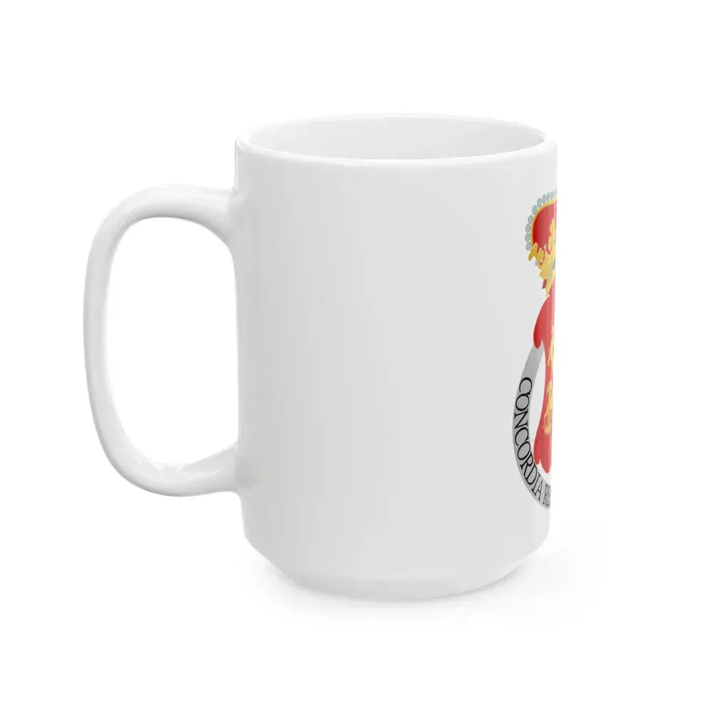 Coat of arms of the Republic of the United Netherlands - White Coffee Mug - Go Mug Yourself