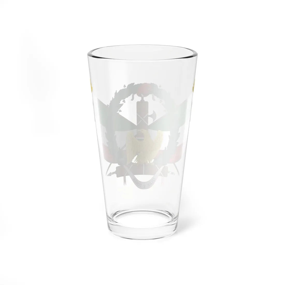 Coat of arms of the Roman Republic 1849 (Italy) (Coat of Arms) Pint Glass 16oz - Go Mug Yourself
