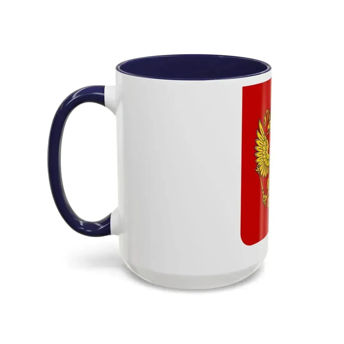 Coat of Arms of the Russian Federation - Accent Coffee Mug - Go Mug Yourself