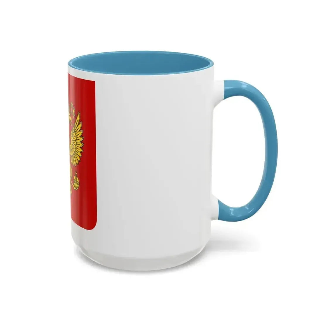 Coat of Arms of the Russian Federation - Accent Coffee Mug - Go Mug Yourself