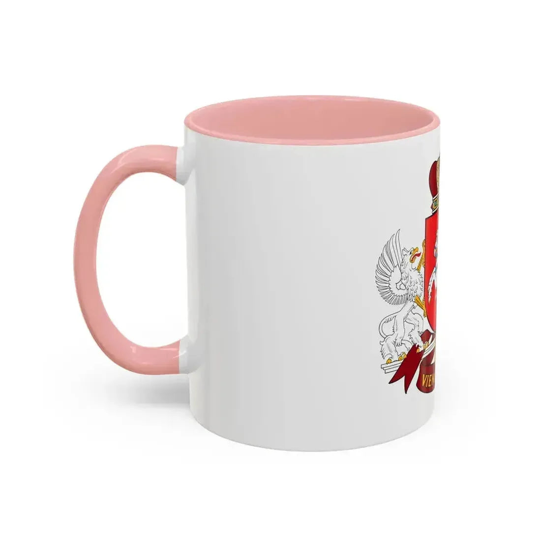 Coat of arms of the Seimas of Lithuania - Accent Coffee Mug - Go Mug Yourself