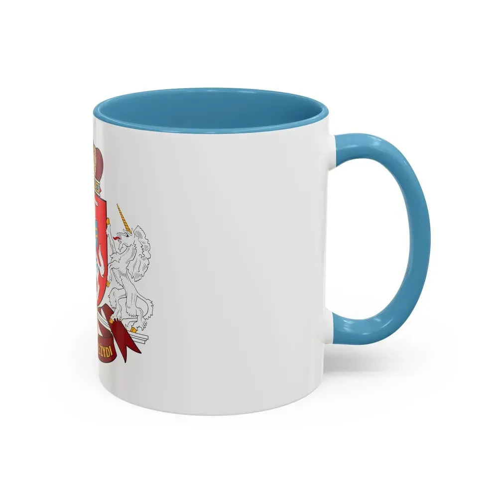 Coat of arms of the Seimas of Lithuania - Accent Coffee Mug - Go Mug Yourself