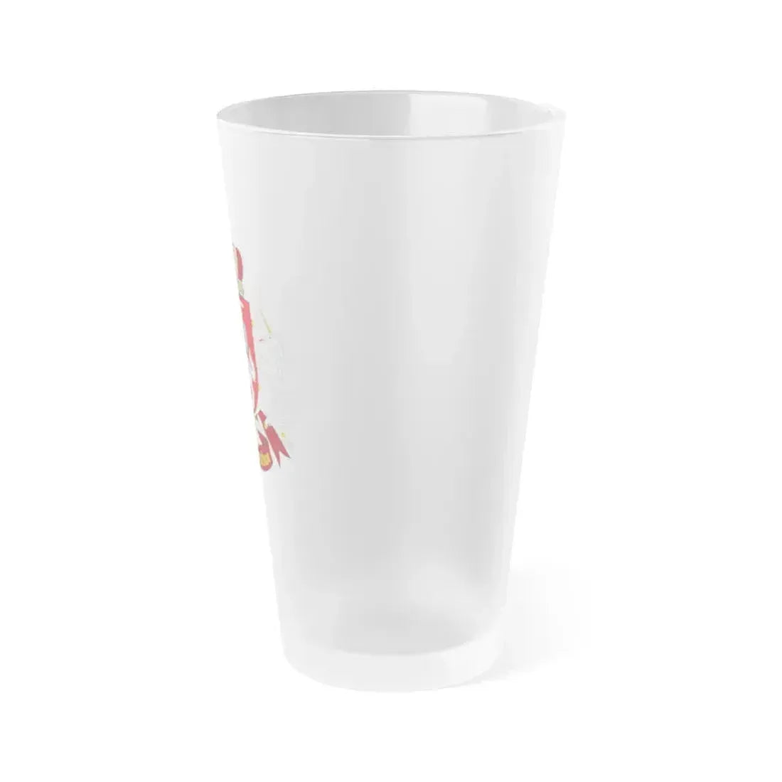 Coat of arms of the Seimas of Lithuania - Frosted Pint Glass 16oz - Go Mug Yourself