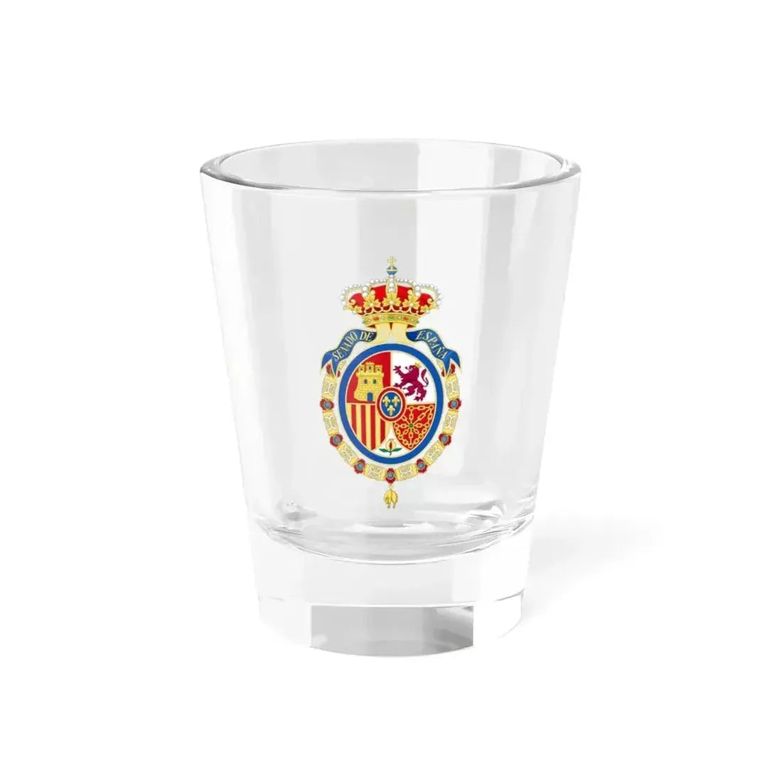 Coat of Arms of the Senate of Spain - Shot Glass 1.5oz 1.5oz - Go Mug Yourself