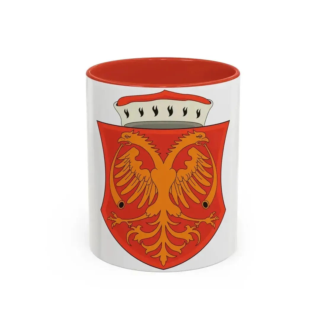Coat of arms of the Serbian Despotate - Accent Coffee Mug 11oz Red - Go Mug Yourself