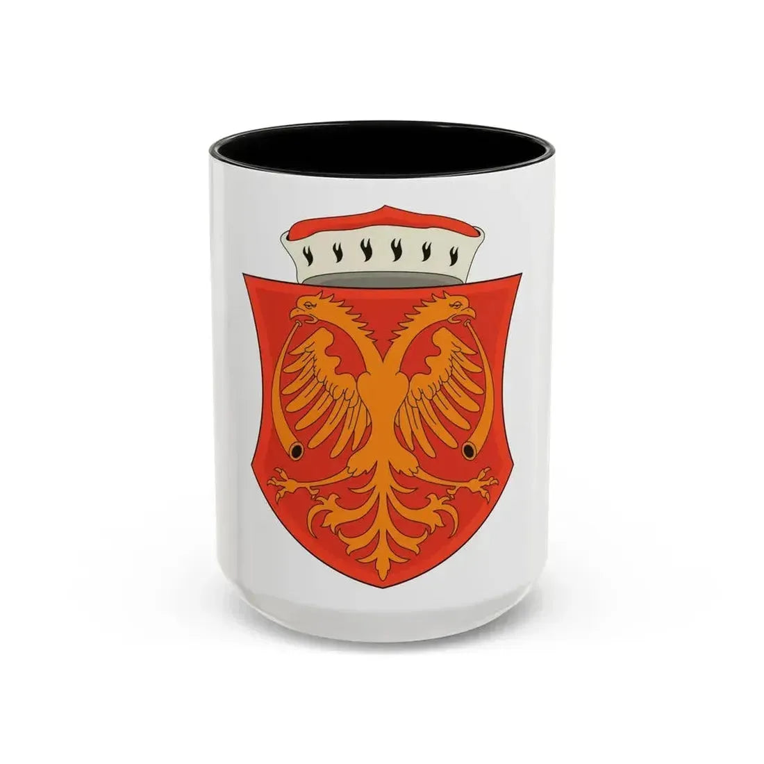 Coat of arms of the Serbian Despotate - Accent Coffee Mug 15oz Black - Go Mug Yourself