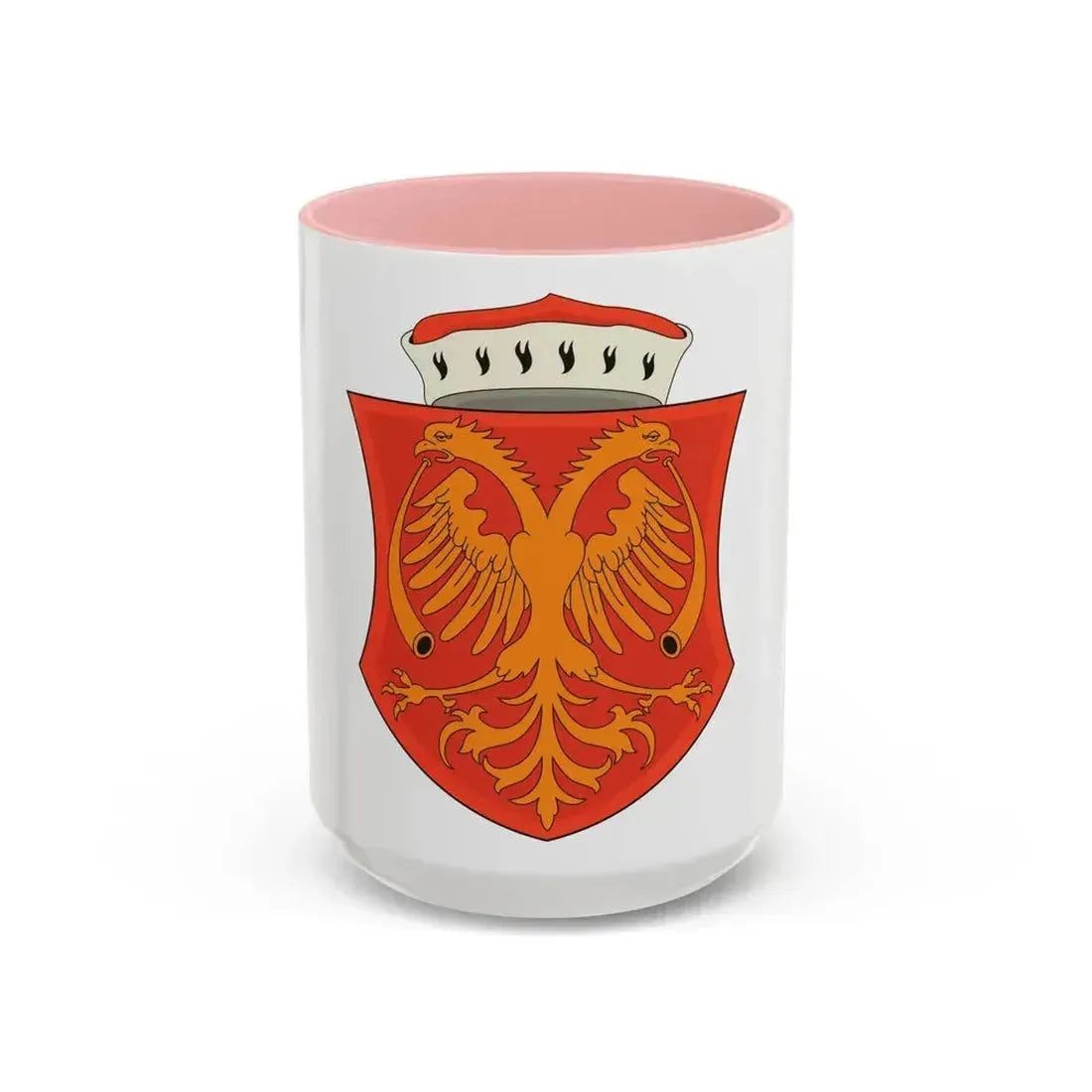 Coat of arms of the Serbian Despotate - Accent Coffee Mug 15oz Pink - Go Mug Yourself