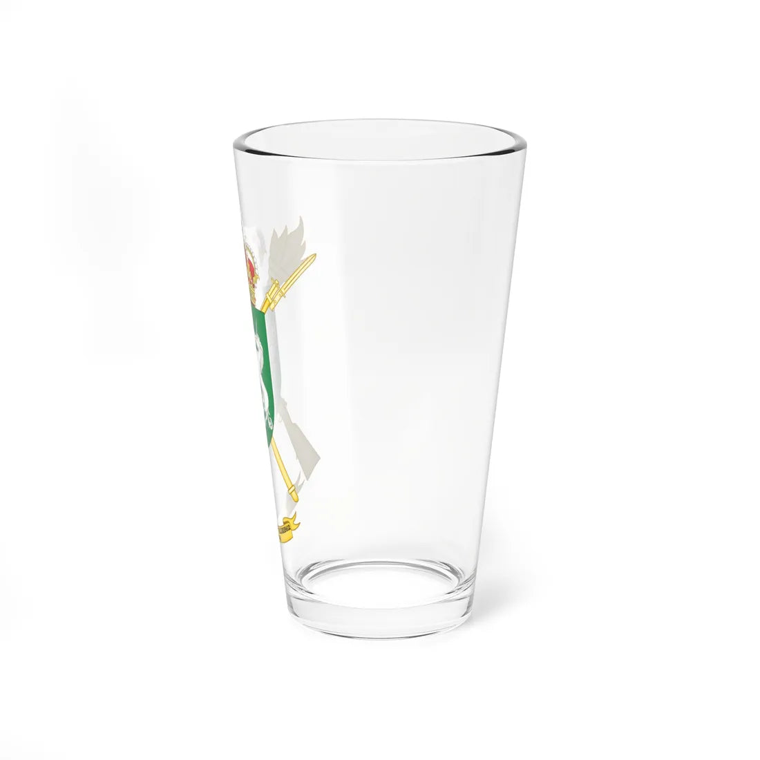 Coat of Arms of the Spanish Army 612th Logistics Services and Mechanical Workshops Unit (Spain) (Coat of Arms) Pint Glass 16oz - Go Mug Yourself