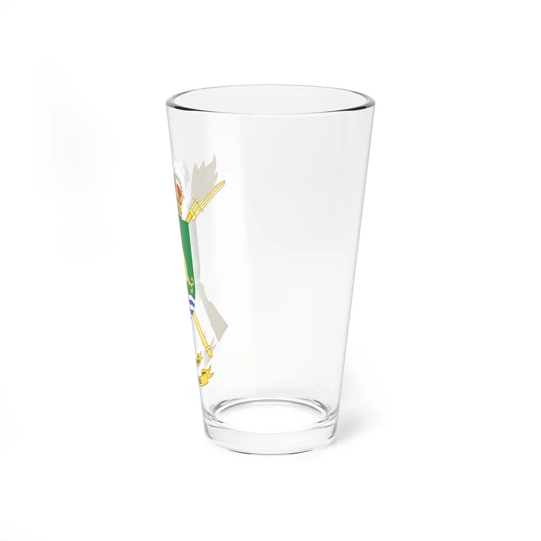 Coat of Arms of the Spanish Army 6th-21 Logistics Maintenance Group (Spain) (Coat of Arms) Pint Glass 16oz - Go Mug Yourself