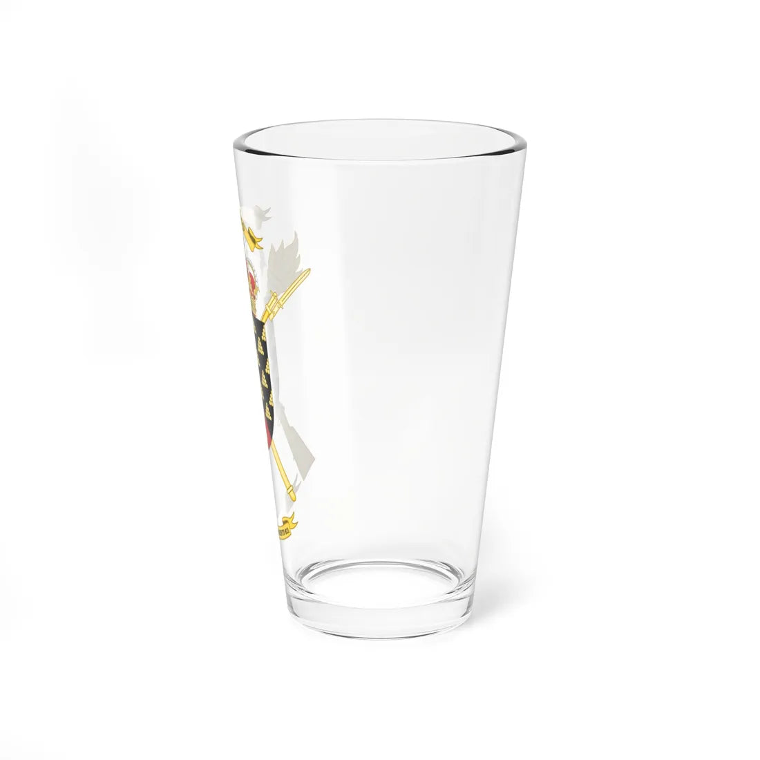 Coat of Arms of the Spanish Army 811th Munitions Battery (Spain) (Coat of Arms) Pint Glass 16oz - Go Mug Yourself