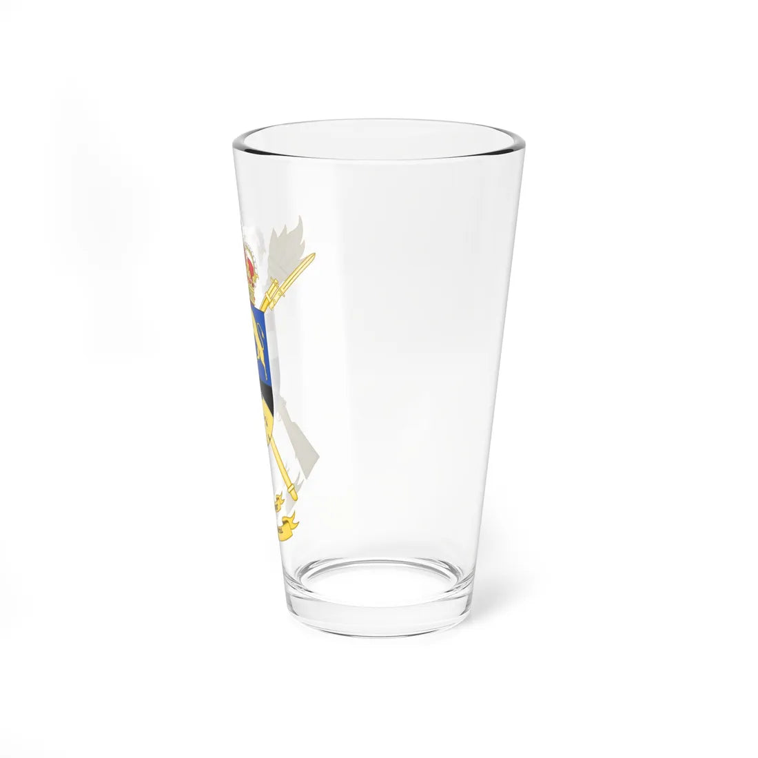 Coat of Arms of the Spanish Army Field Hospital Group (Spain) (Coat of Arms) Pint Glass 16oz - Go Mug Yourself