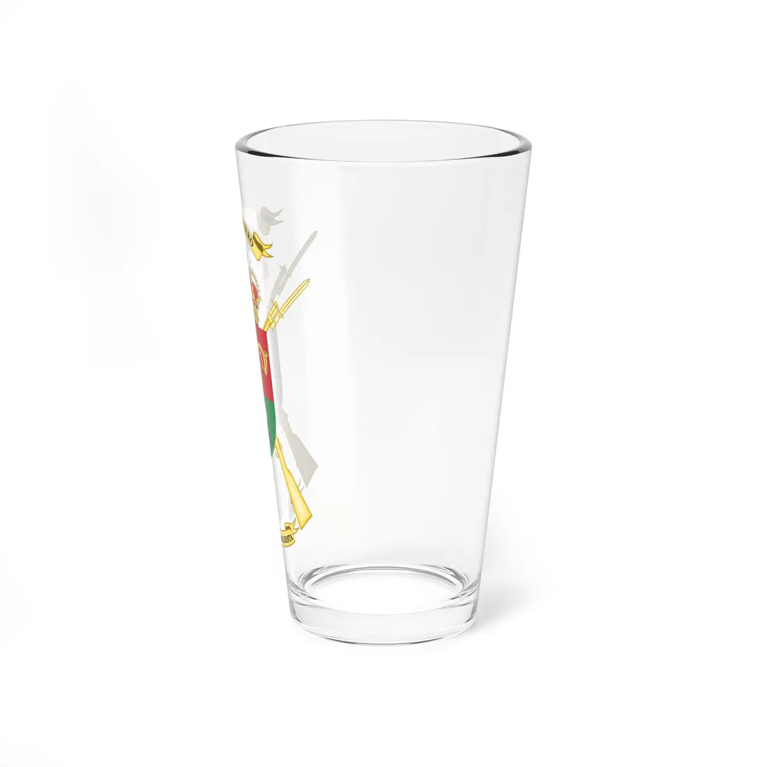 Coat of Arms of the Spanish Army Parachute Instruction Unit (Spain) (Coat of Arms) Pint Glass 16oz - Go Mug Yourself