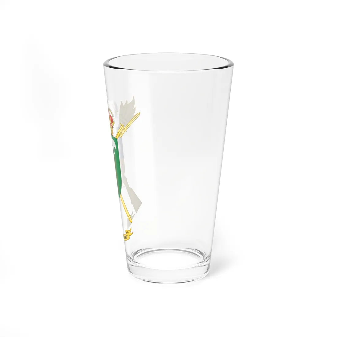 Coat of Arms of the Spanish Army Projection Support Unit San Isidro (Spain) (Coat of Arms) Pint Glass 16oz - Go Mug Yourself