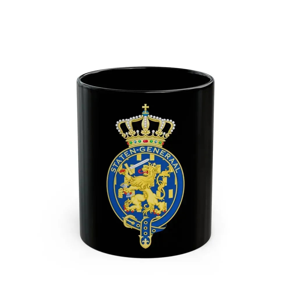 Coat of arms of the Staten Generaal - Black Coffee Mug 11oz - Go Mug Yourself