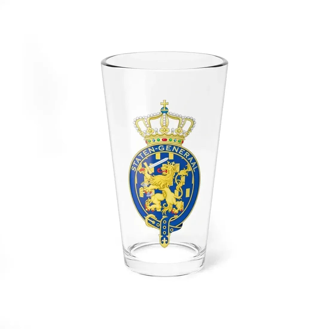 Coat of arms of the Staten Generaal - Pint Glass 16oz 16oz - Go Mug Yourself