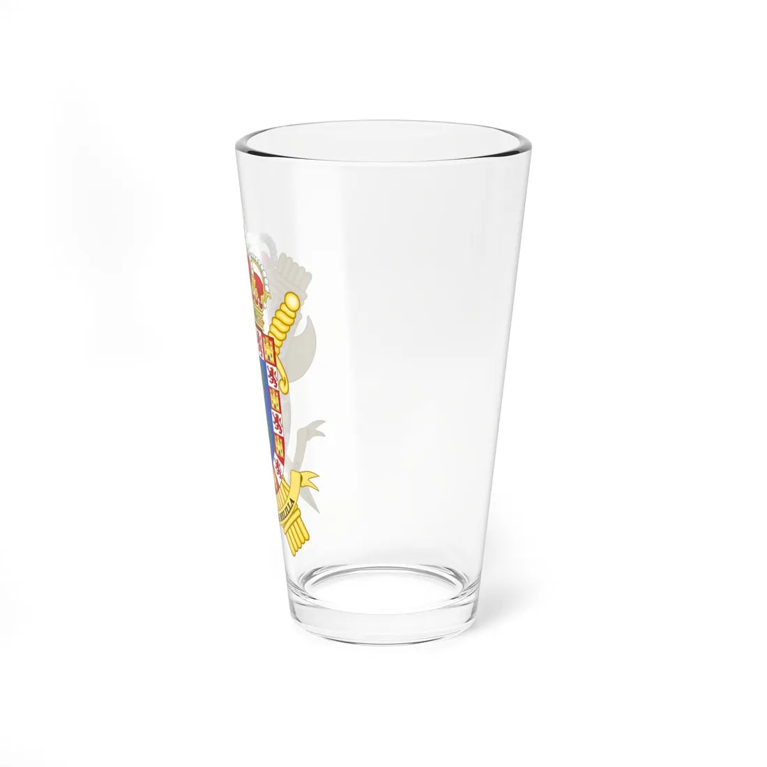 Coat of Arms of the the Guardia Civil Melilla Command (Spain) (Coat of Arms) Pint Glass 16oz - Go Mug Yourself