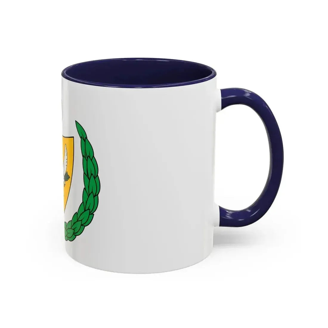 Coat of arms of the Turkish Federated State of Cyprus - Accent Coffee Mug - Go Mug Yourself
