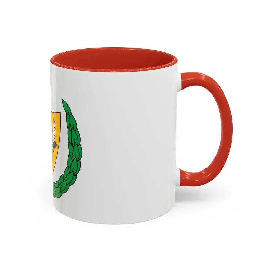 Coat of arms of the Turkish Federated State of Cyprus - Accent Coffee Mug - Go Mug Yourself