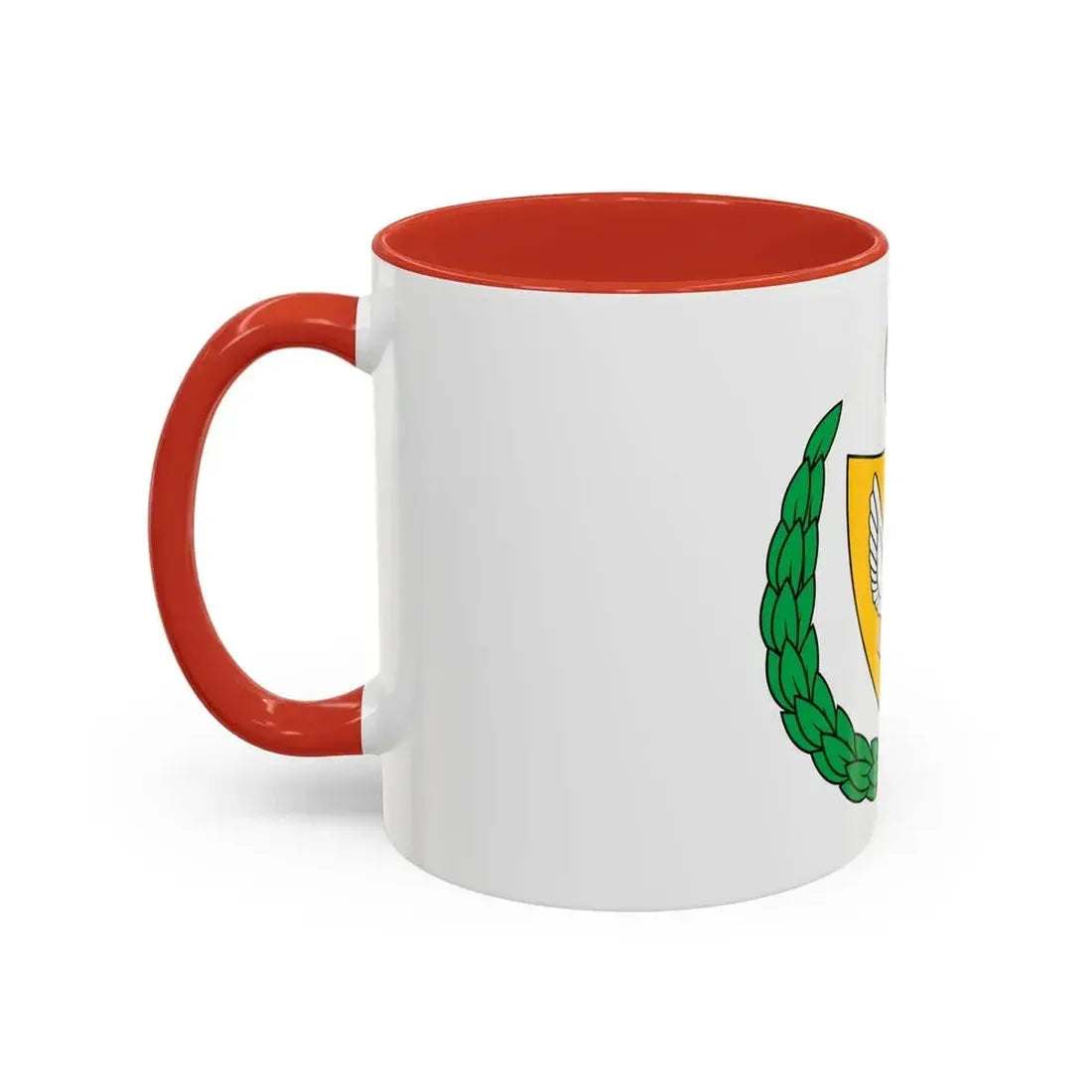 Coat of arms of the Turkish Federated State of Cyprus - Accent Coffee Mug - Go Mug Yourself