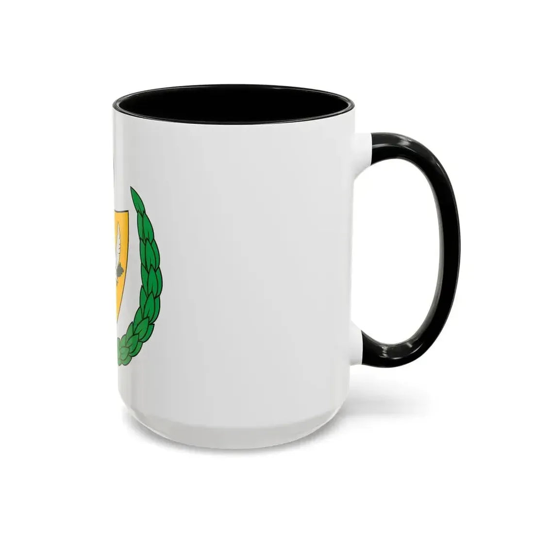 Coat of arms of the Turkish Federated State of Cyprus - Accent Coffee Mug - Go Mug Yourself