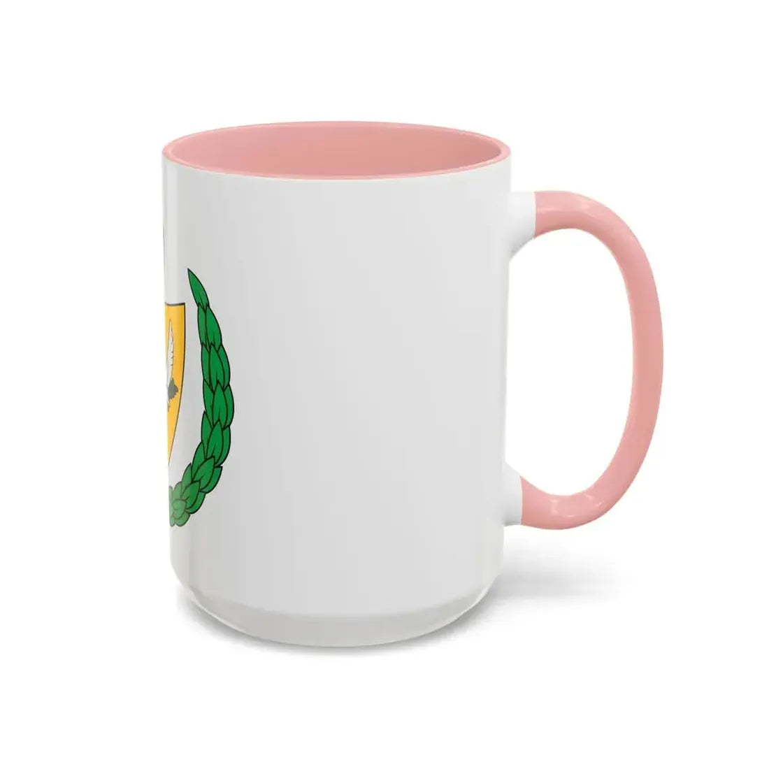 Coat of arms of the Turkish Federated State of Cyprus - Accent Coffee Mug - Go Mug Yourself