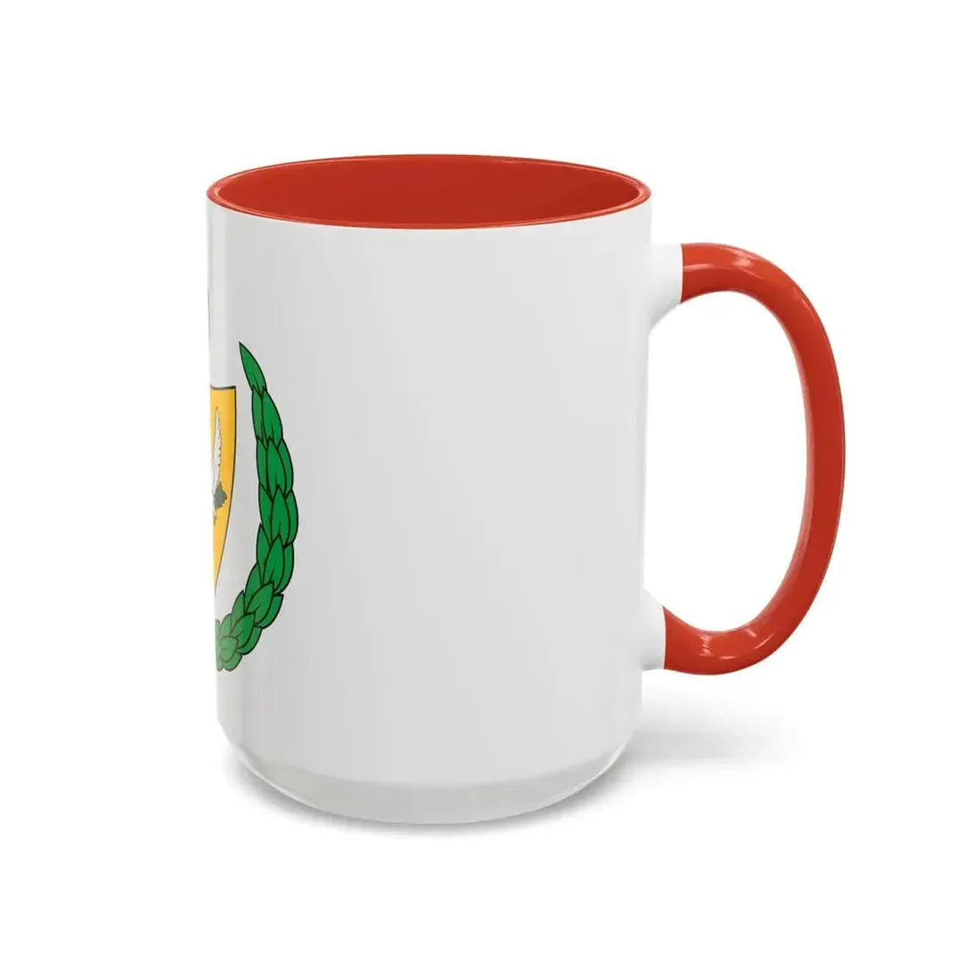 Coat of arms of the Turkish Federated State of Cyprus - Accent Coffee Mug - Go Mug Yourself