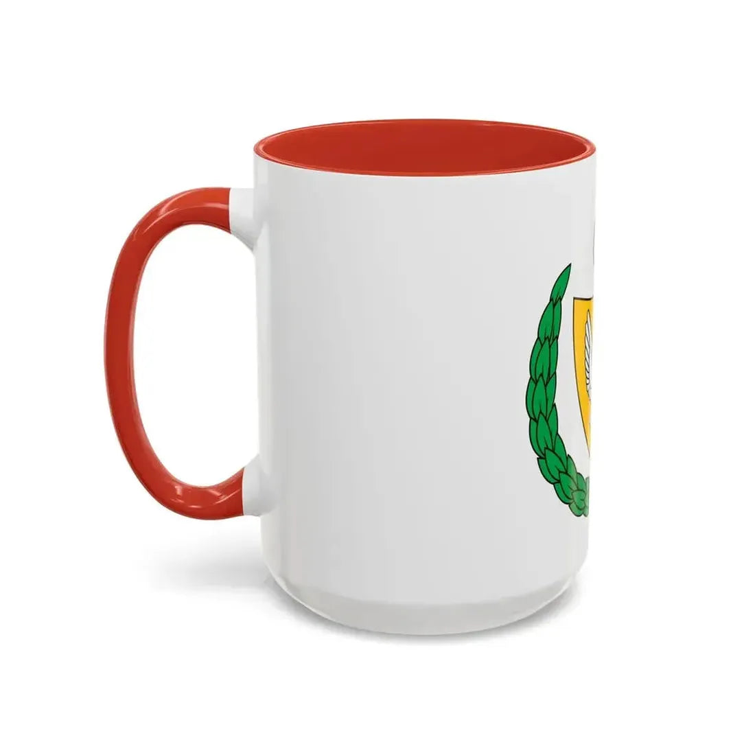 Coat of arms of the Turkish Federated State of Cyprus - Accent Coffee Mug - Go Mug Yourself
