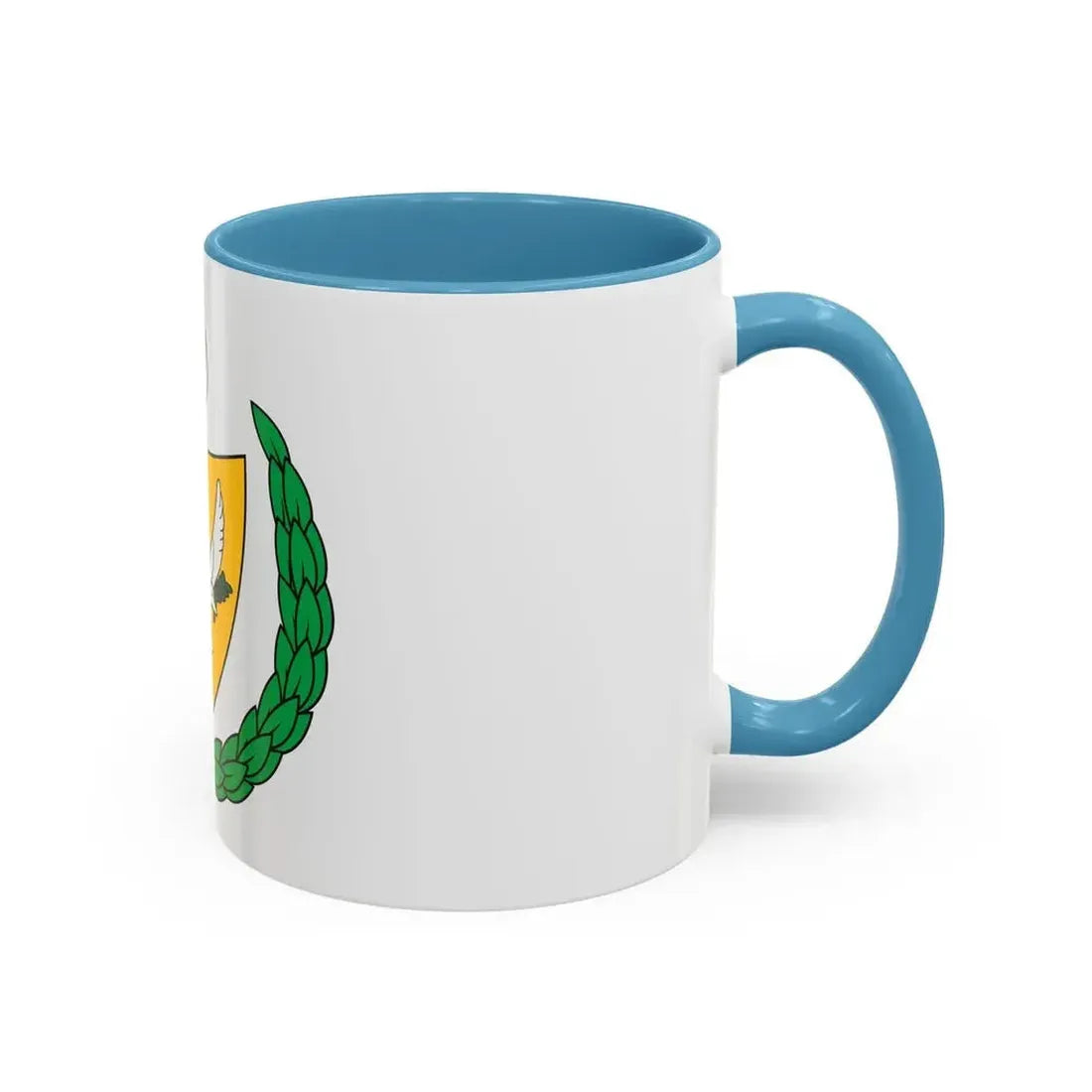 Coat of arms of the Turkish Federated State of Cyprus - Accent Coffee Mug - Go Mug Yourself
