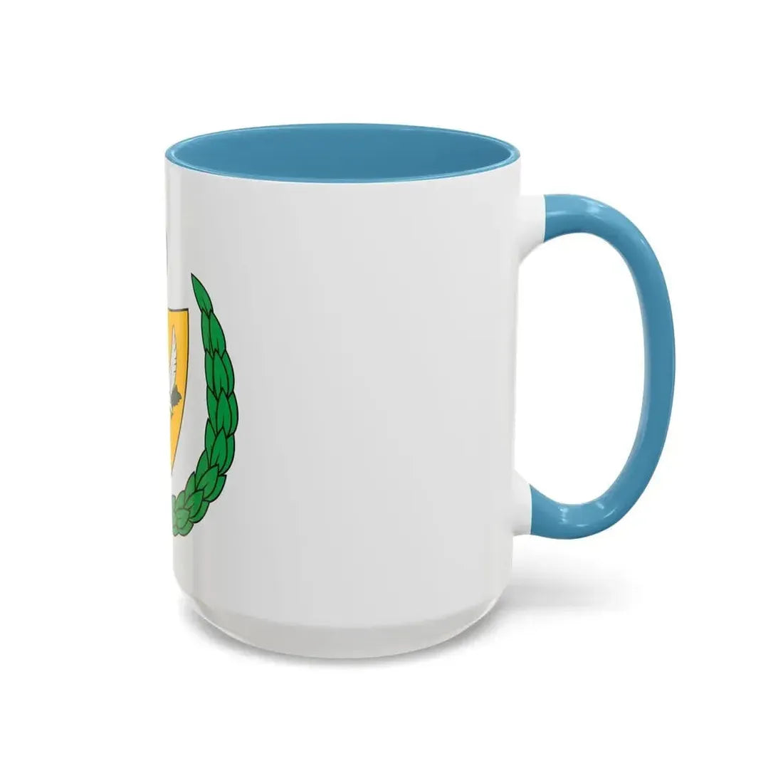 Coat of arms of the Turkish Federated State of Cyprus - Accent Coffee Mug - Go Mug Yourself