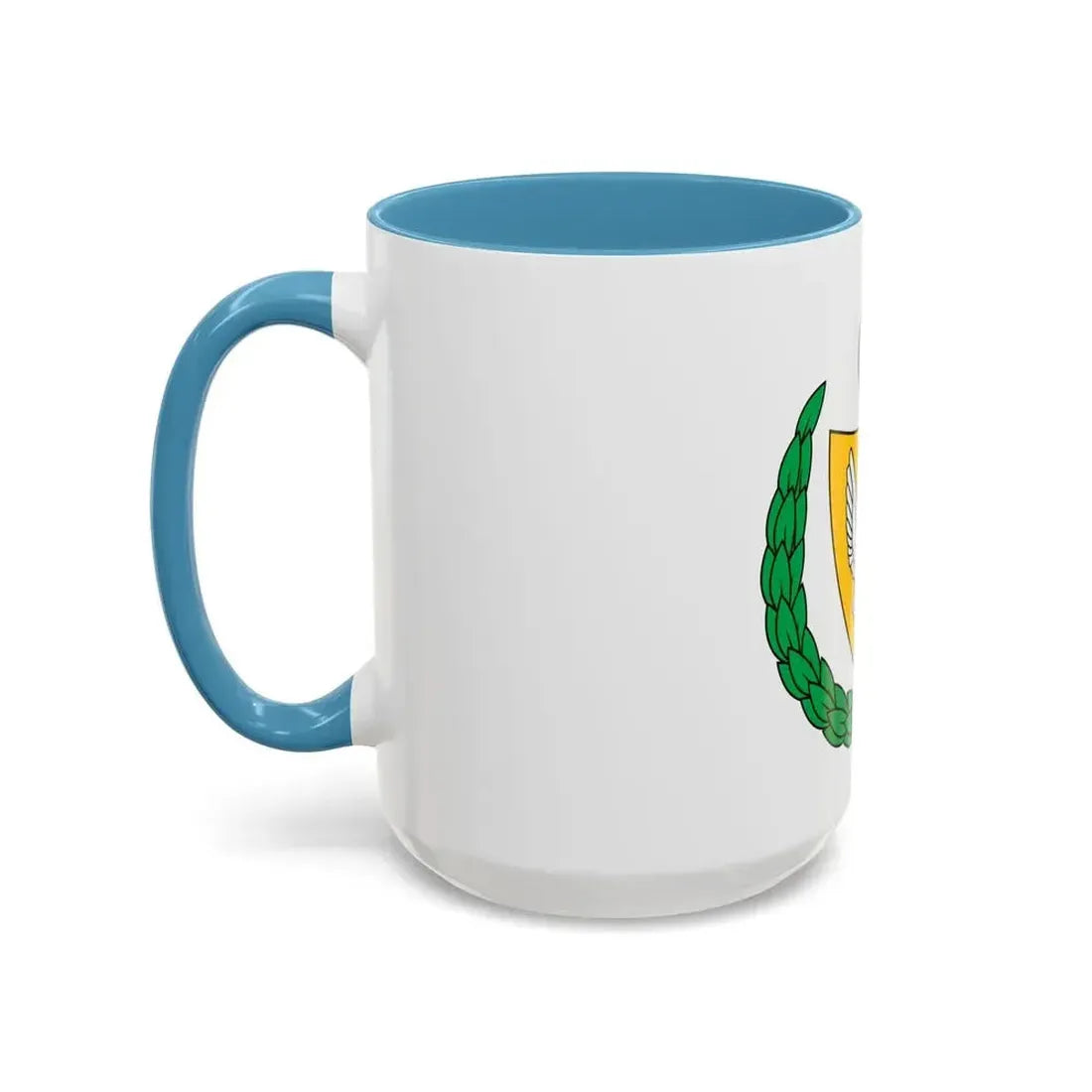 Coat of arms of the Turkish Federated State of Cyprus - Accent Coffee Mug - Go Mug Yourself