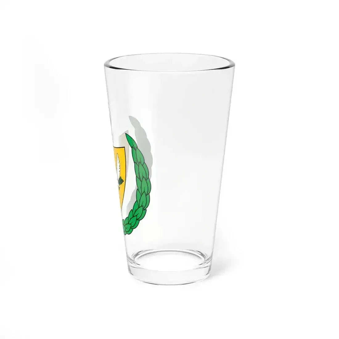 Coat of arms of the Turkish Federated State of Cyprus - Pint Glass 16oz - Go Mug Yourself