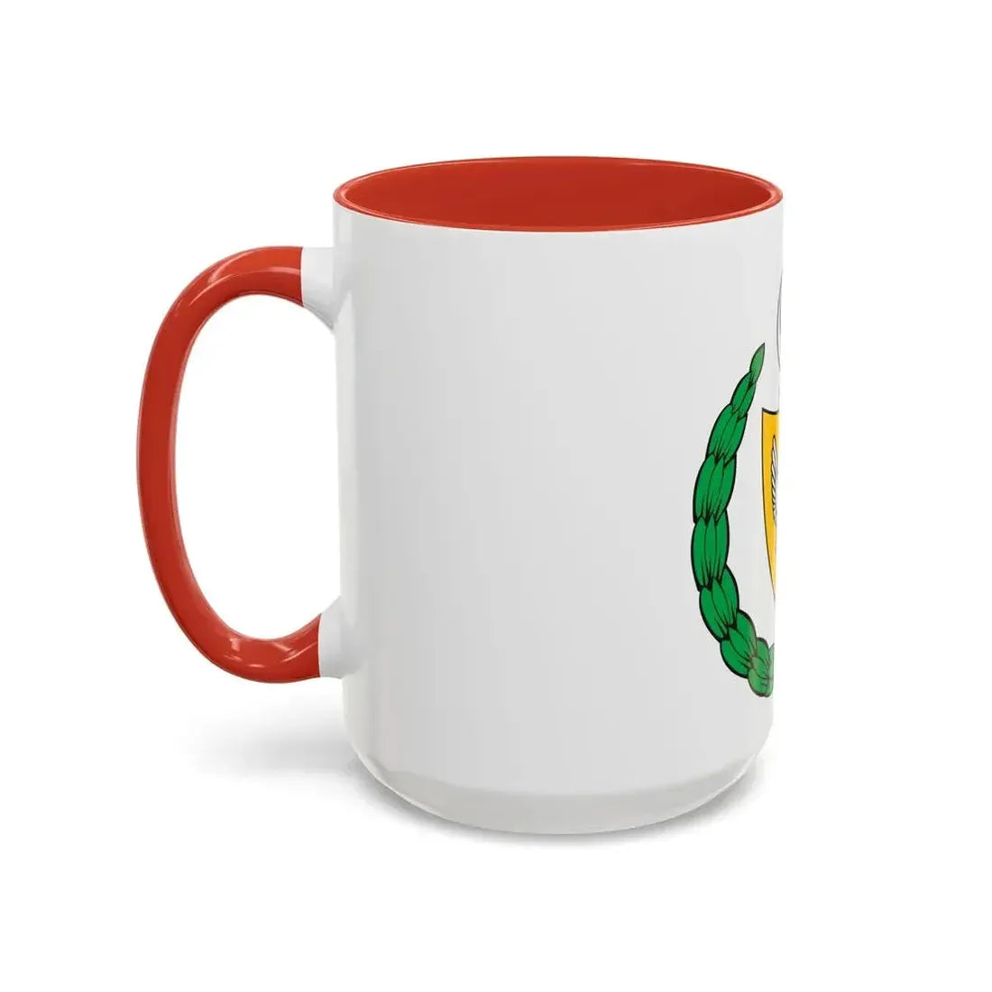 Coat of arms of the Turkish Republic of Northern Cyprus (1983-2007) - Accent Coffee Mug - Go Mug Yourself