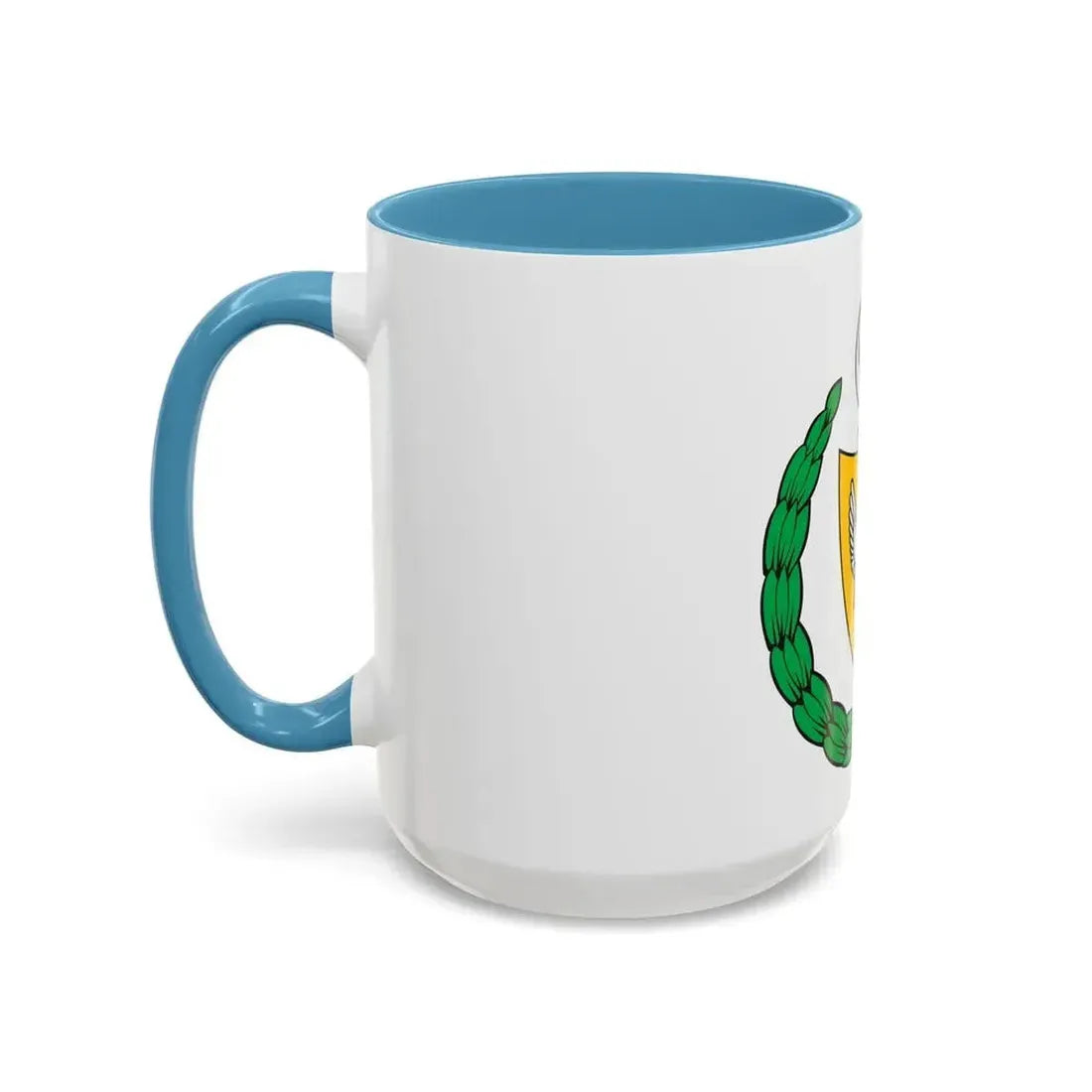 Coat of arms of the Turkish Republic of Northern Cyprus (1983-2007) - Accent Coffee Mug - Go Mug Yourself