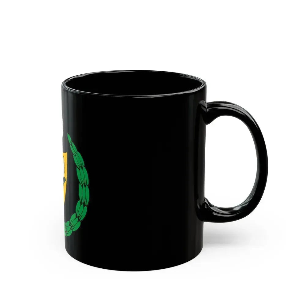 Coat of arms of the Turkish Republic of Northern Cyprus (1983-2007) - Black Coffee Mug - Go Mug Yourself
